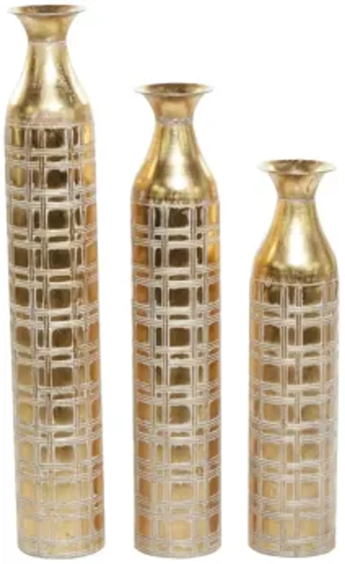 Ivy Collection Arlequin Vase Set of 3