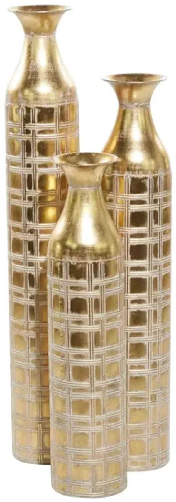 Ivy Collection Arlequin Vase Set of 3