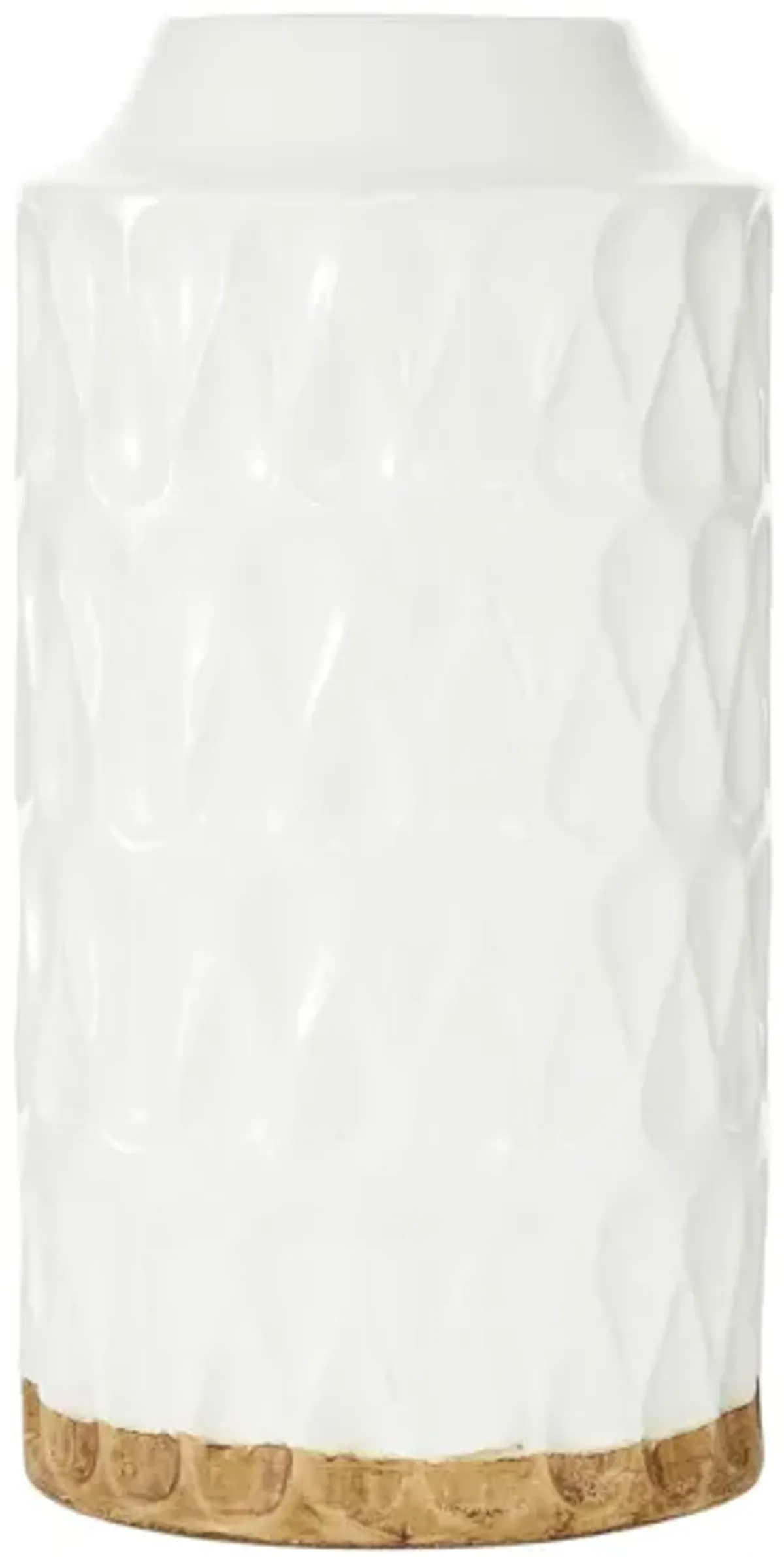 Ivy Collection Momoko Vase in White by UMA Enterprises