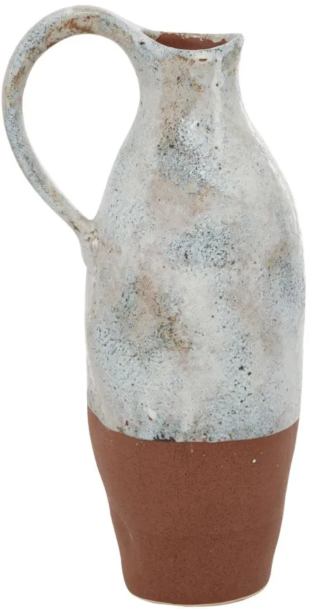 Novogratz Souol Vase in White by UMA Enterprises