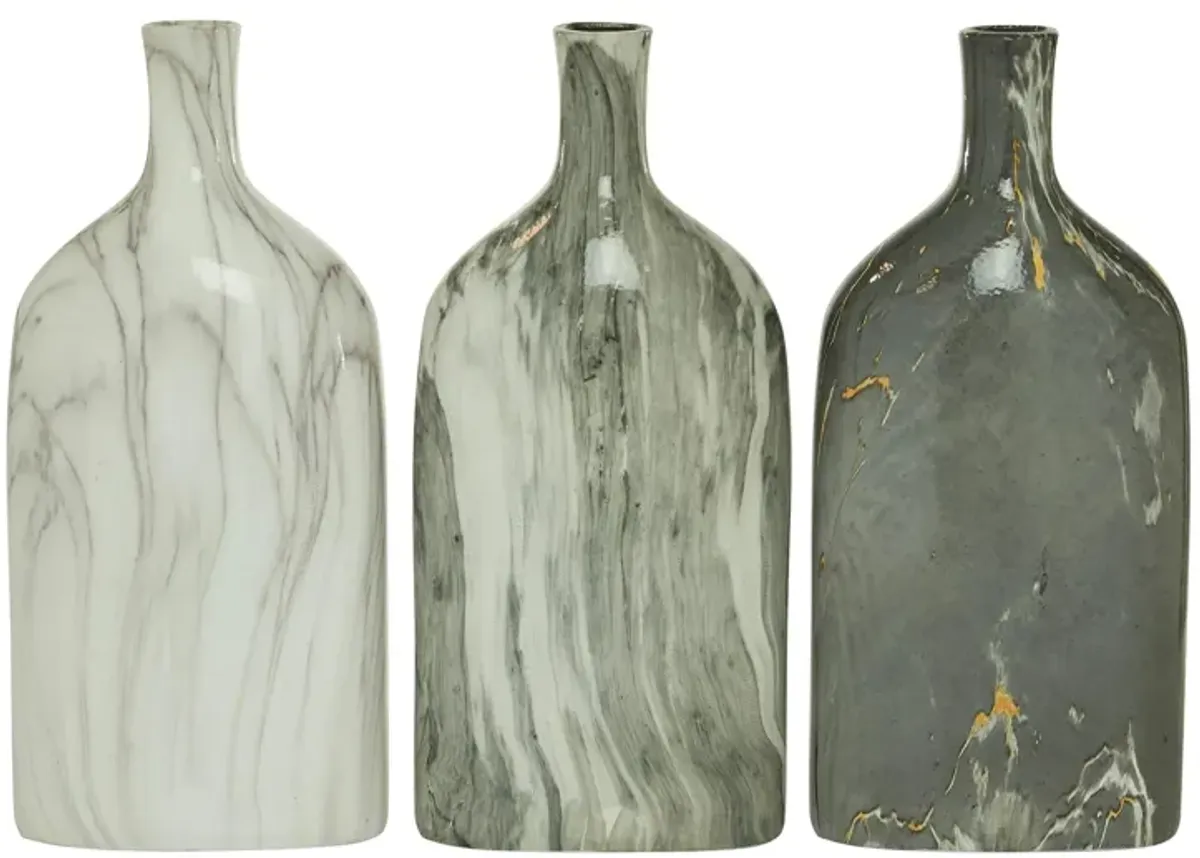 Ivy Collection Schattentor Vase Set of 3