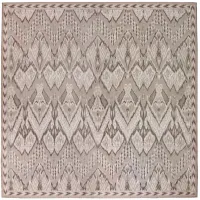 Liora Manne Malibu Ikat Indoor/Outdoor Area Rug in Neutral by Trans-Ocean Import Co Inc