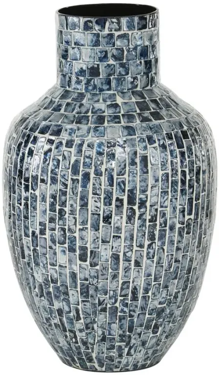 Ivy Collection Deep Sea Vase in Blue by UMA Enterprises