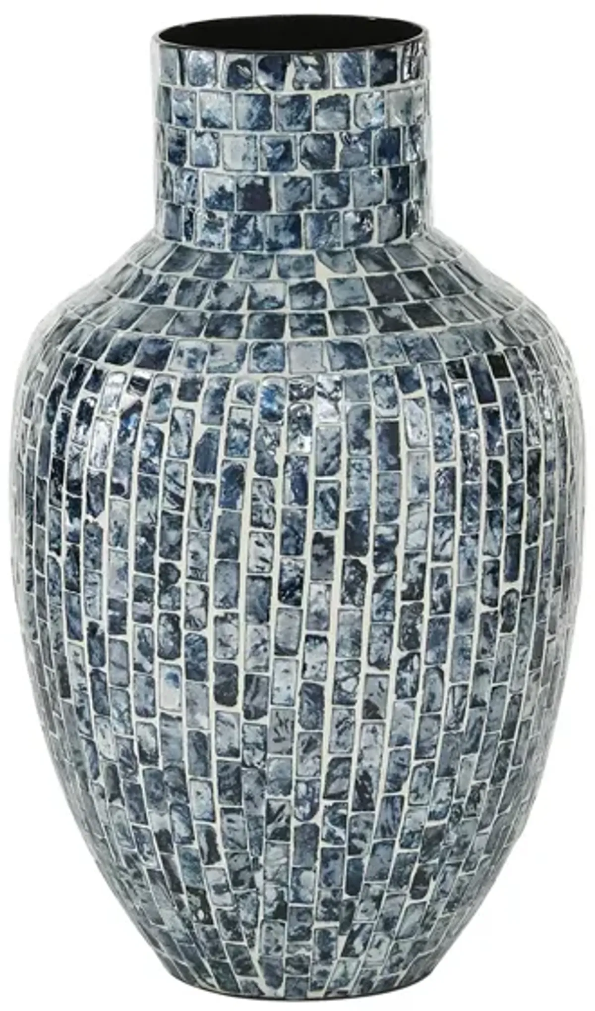 Ivy Collection Deep Sea Vase in Blue by UMA Enterprises