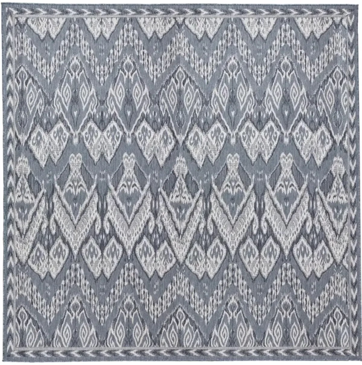 Liora Manne Malibu Ikat Indoor/Outdoor Area Rug in Navy by Trans-Ocean Import Co Inc