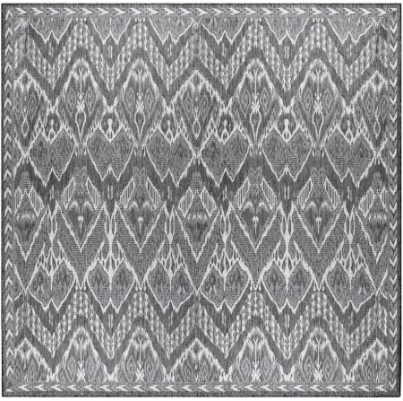 Liora Manne Malibu Ikat Indoor/Outdoor Area Rug in Charcoal by Trans-Ocean Import Co Inc