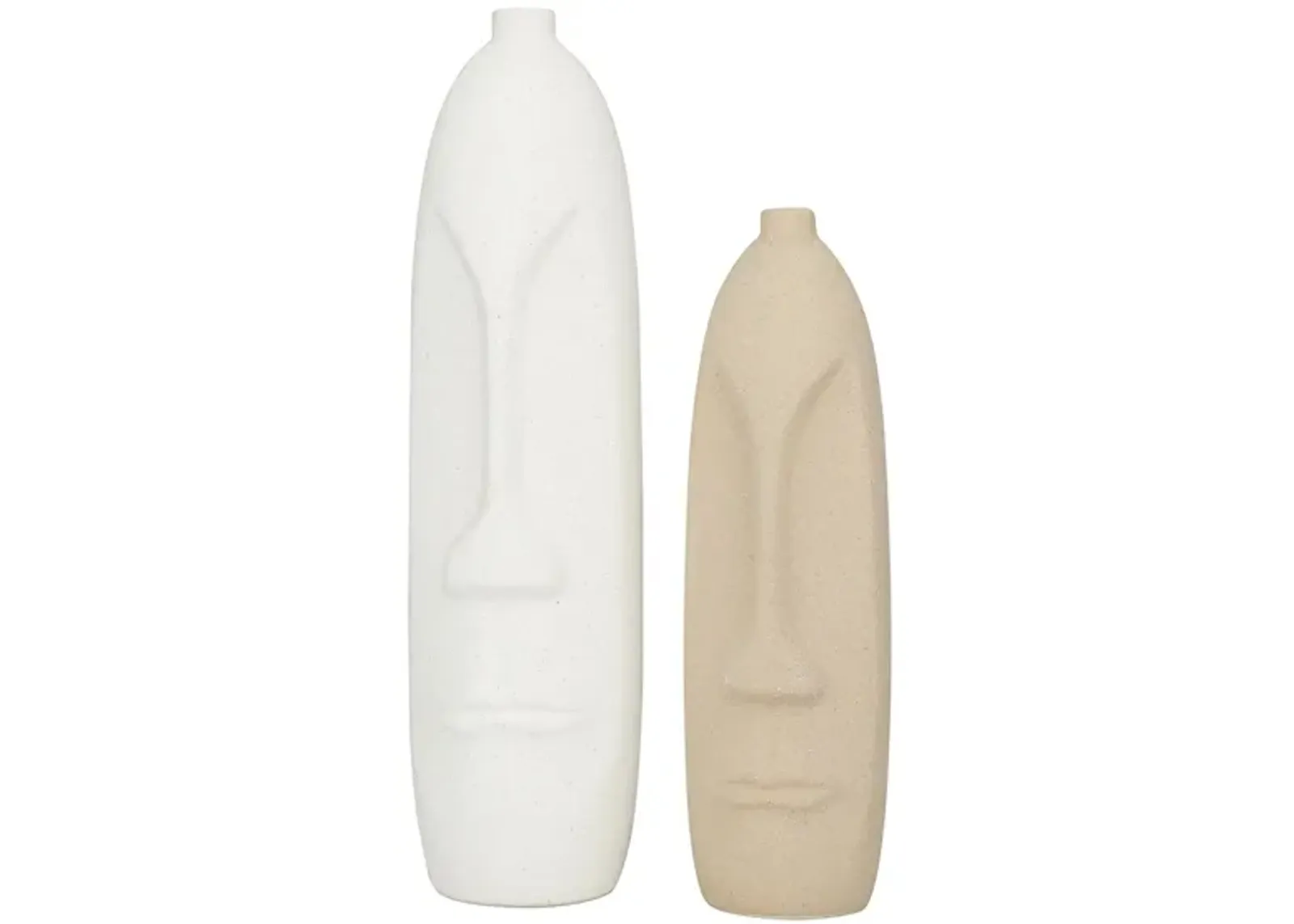 Novogratz Geirdis Vase Set of 2 in Beige by UMA Enterprises