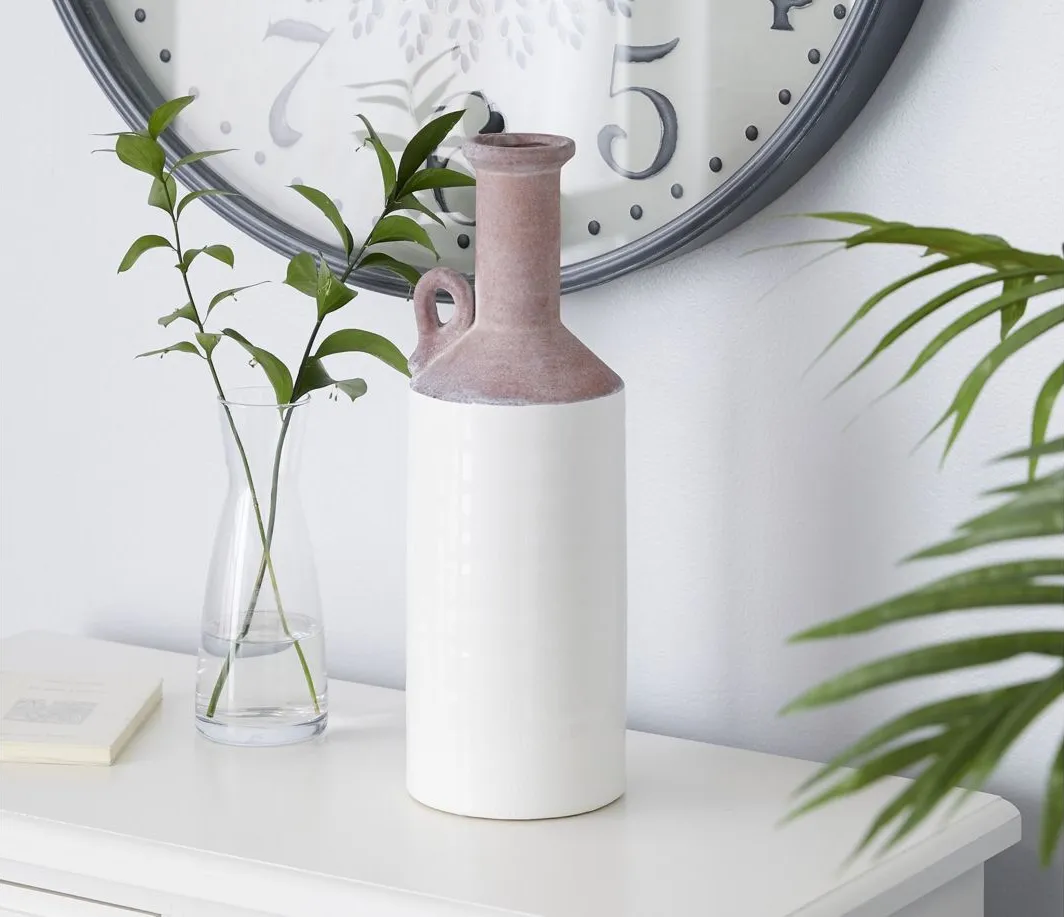 Novogratz CJ Vase in White by UMA Enterprises