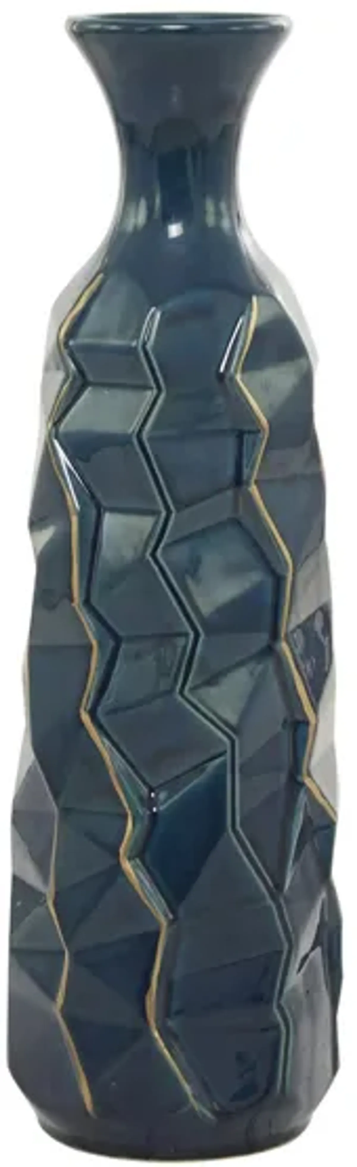 Ivy Collection Natchitoches Vase in Blue by UMA Enterprises