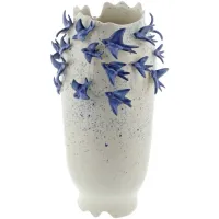 Ivy Collection Esmerelda Vase in White by UMA Enterprises