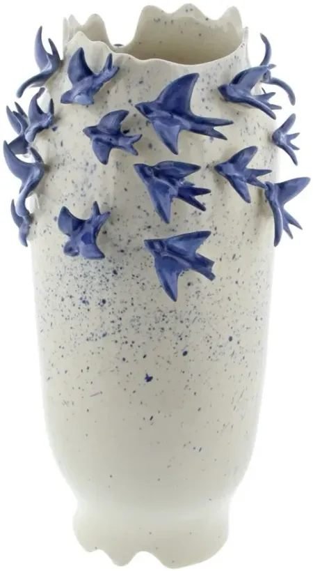 Ivy Collection Esmerelda Vase in White by UMA Enterprises