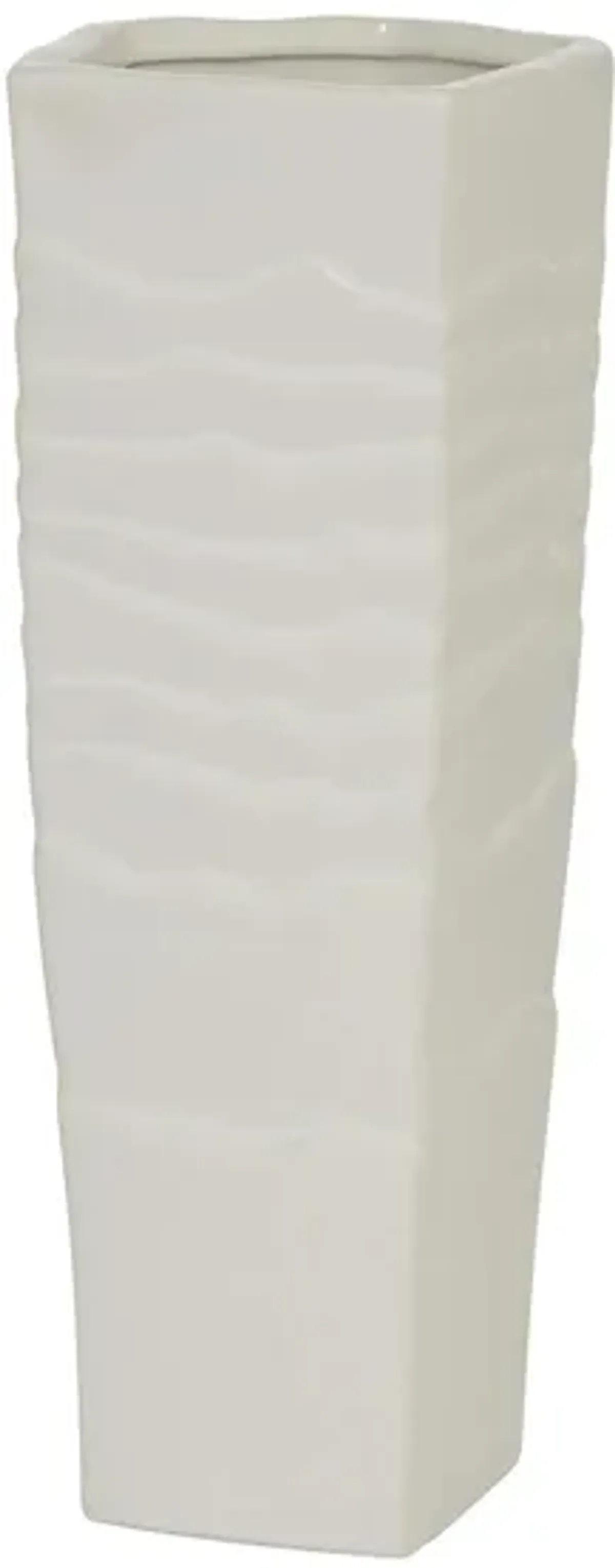 Ivy Collection Geppeddo Vase in White by UMA Enterprises