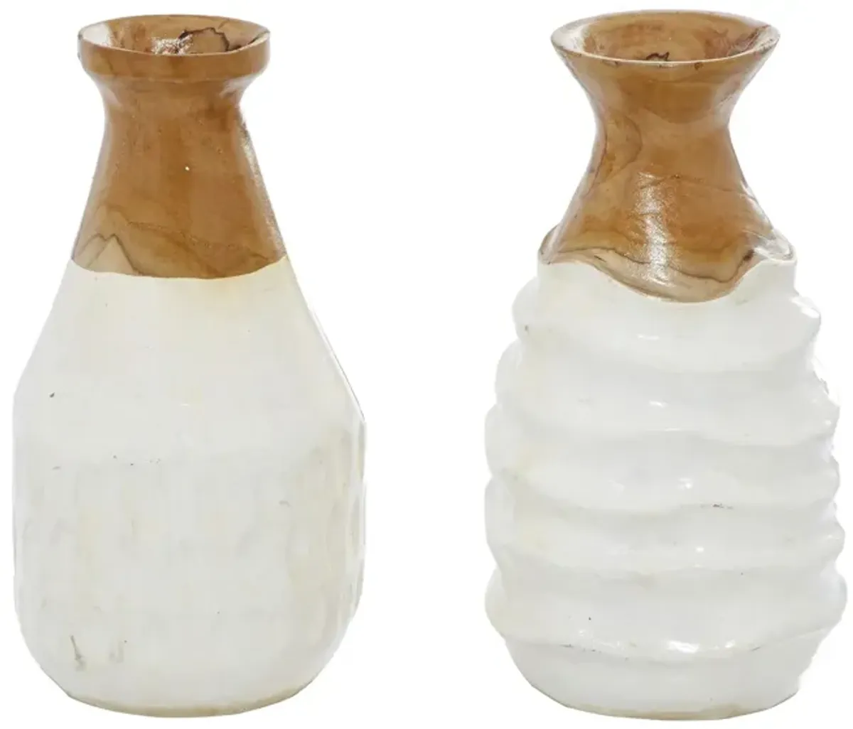 Ivy Collection Natural Wonderland Vase Set of 2