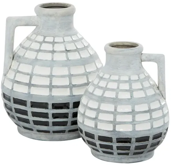 Ivy Collection Updo Vase Set of 2