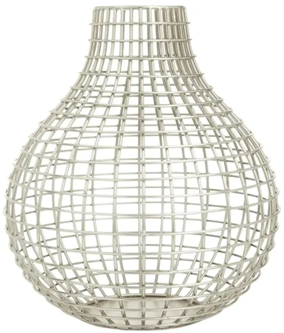 Ivy Collection Spelletta Vase in Silver by UMA Enterprises