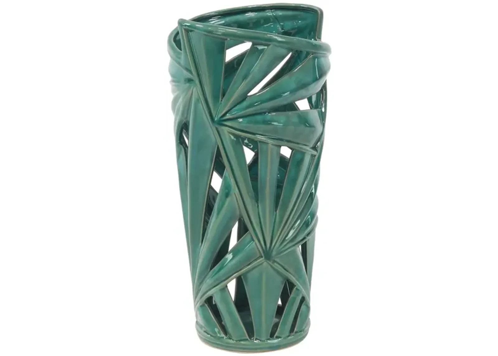 Ivy Collection Construx Vase in Green by UMA Enterprises