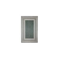 Liora Manne Malibu Etched Border Indoor/Outdoor Area Rug in Green by Trans-Ocean Import Co Inc