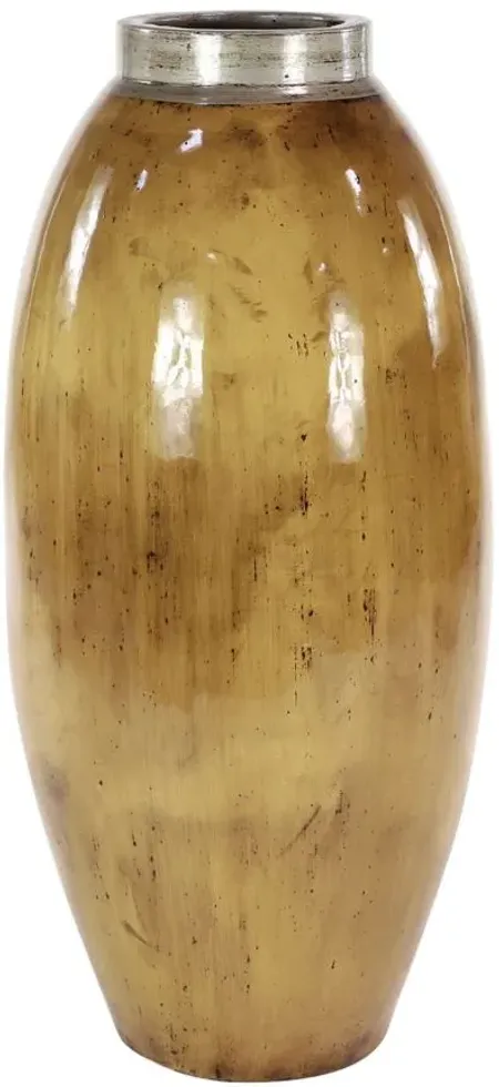 Ivy Collection Darmstadt Vase in Brown by UMA Enterprises