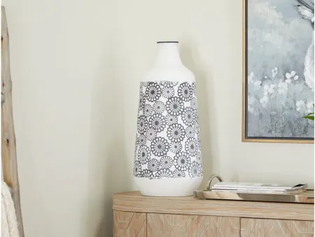 Ivy Collection Raphtalia Vase in White by UMA Enterprises