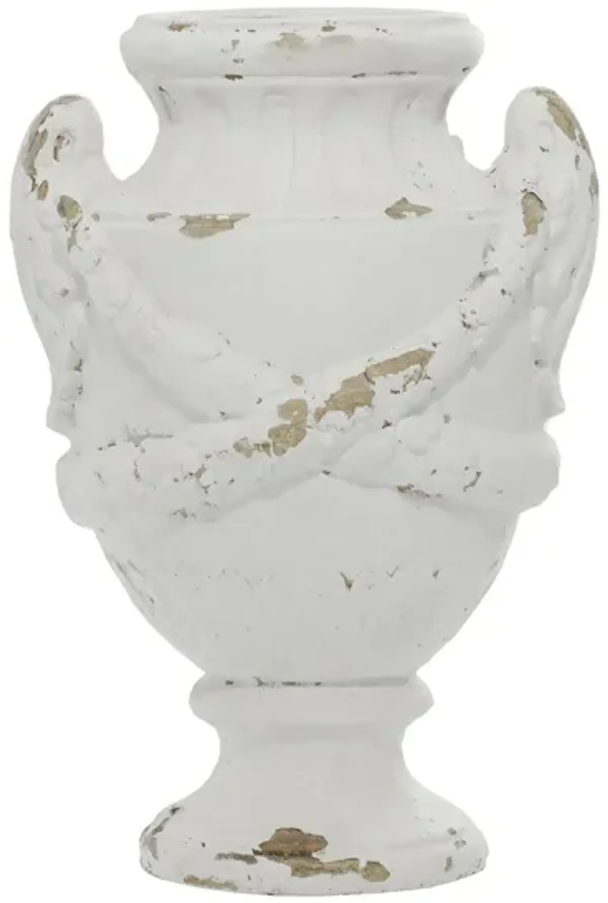 Ivy Collection Fettig Vase in White by UMA Enterprises