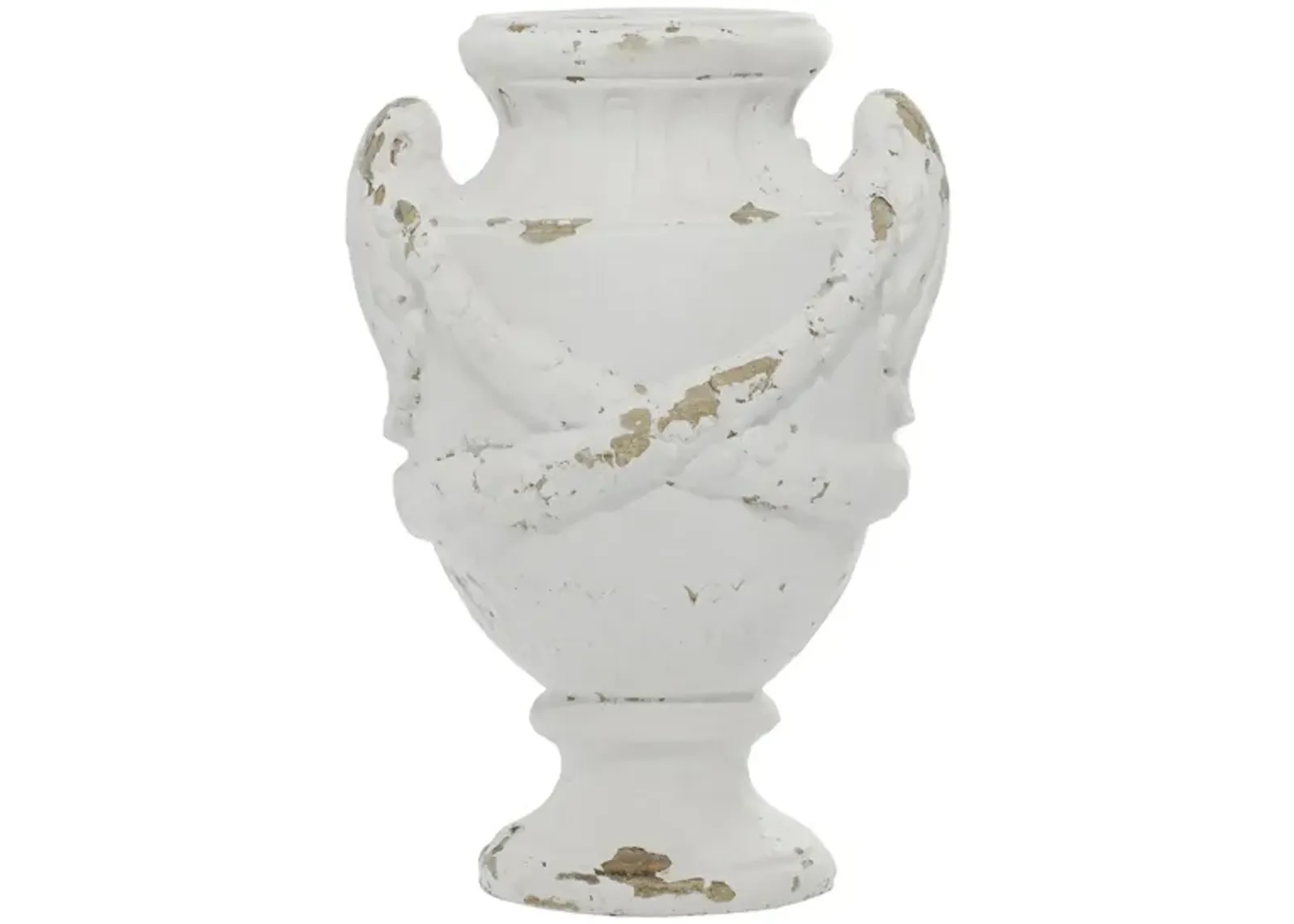 Ivy Collection Fettig Vase in White by UMA Enterprises