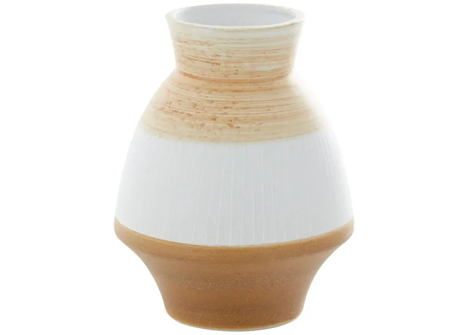 Novogratz Unkrich Vase in Tan by UMA Enterprises