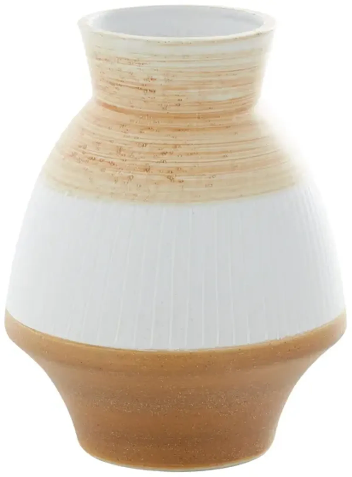 Novogratz Unkrich Vase in Tan by UMA Enterprises