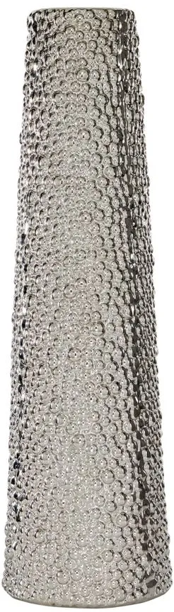 Ivy Collection Dempsey Vase in Silver by UMA Enterprises