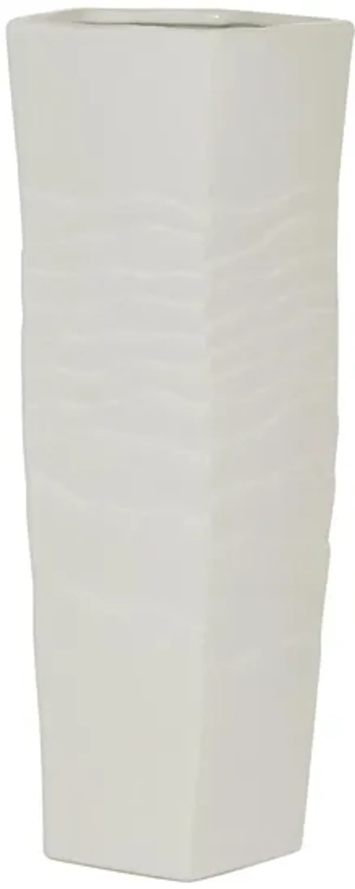 Ivy Collection Geppeddo Vase in White by UMA Enterprises