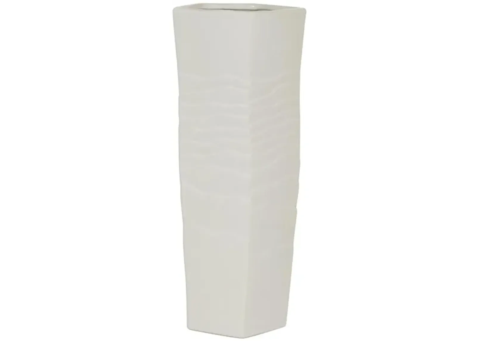 Ivy Collection Geppeddo Vase in White by UMA Enterprises