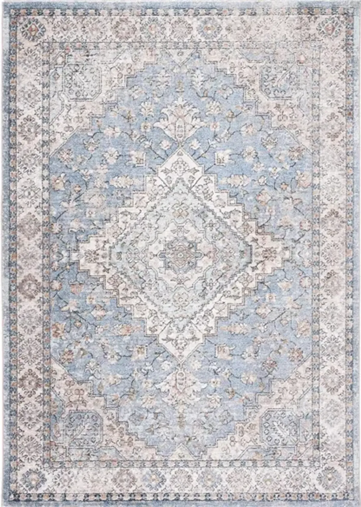 Jasmine Area Rug in Blue & Gray by Safavieh