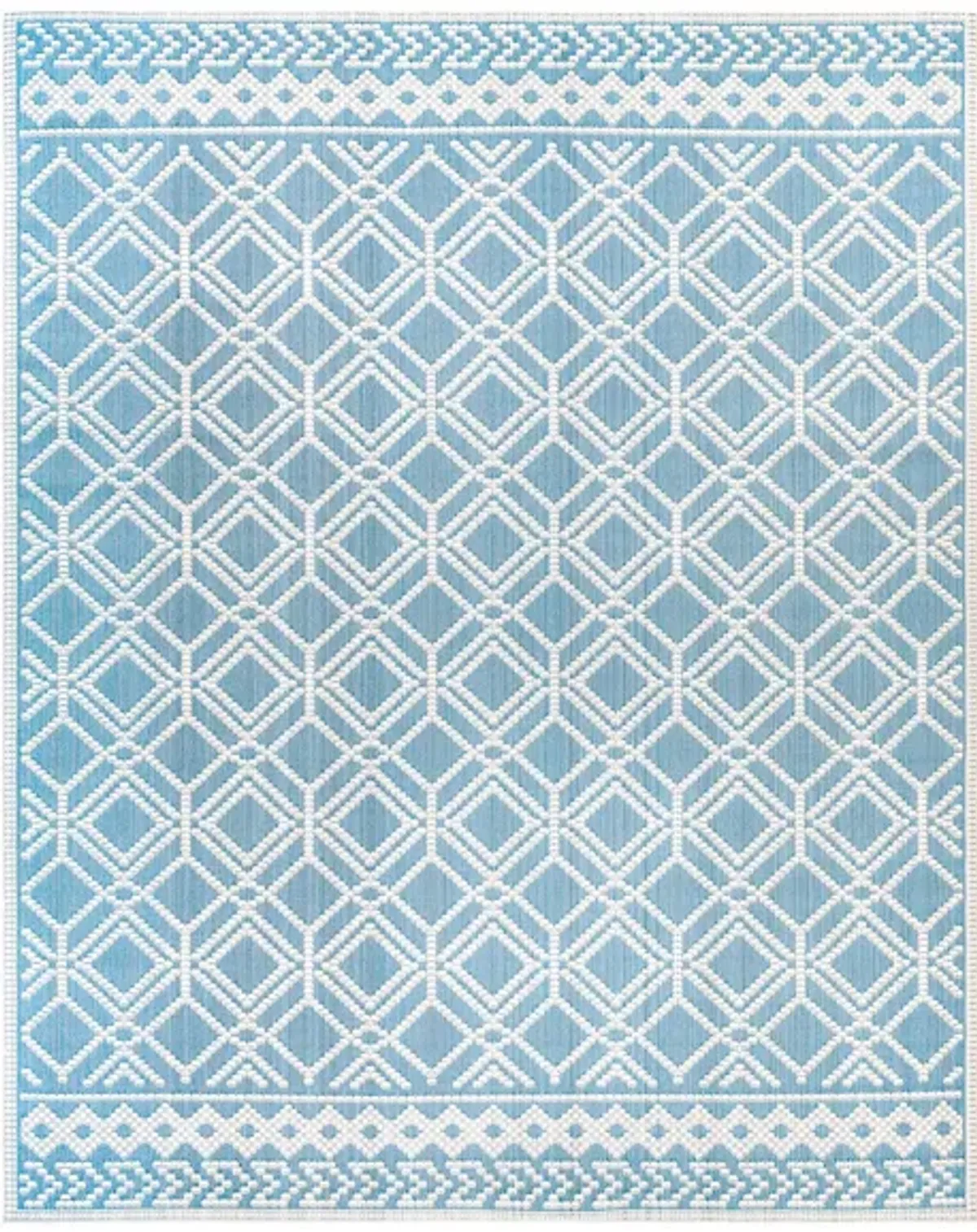 Montego Bay South Indoor/Outdoor Area Rug in Blue, Tan, Cream by Surya