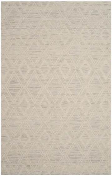 Marbella II Area Rug in Silver/Ivory by Safavieh