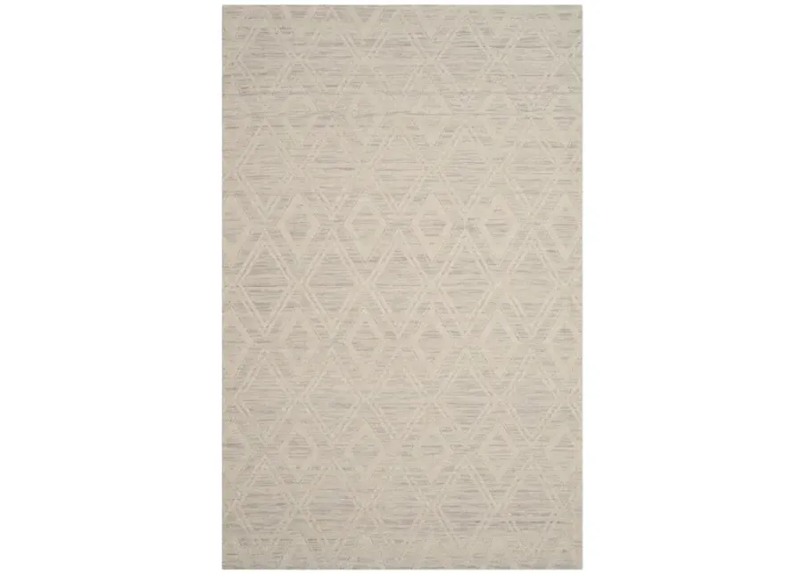 Marbella II Area Rug in Silver/Ivory by Safavieh