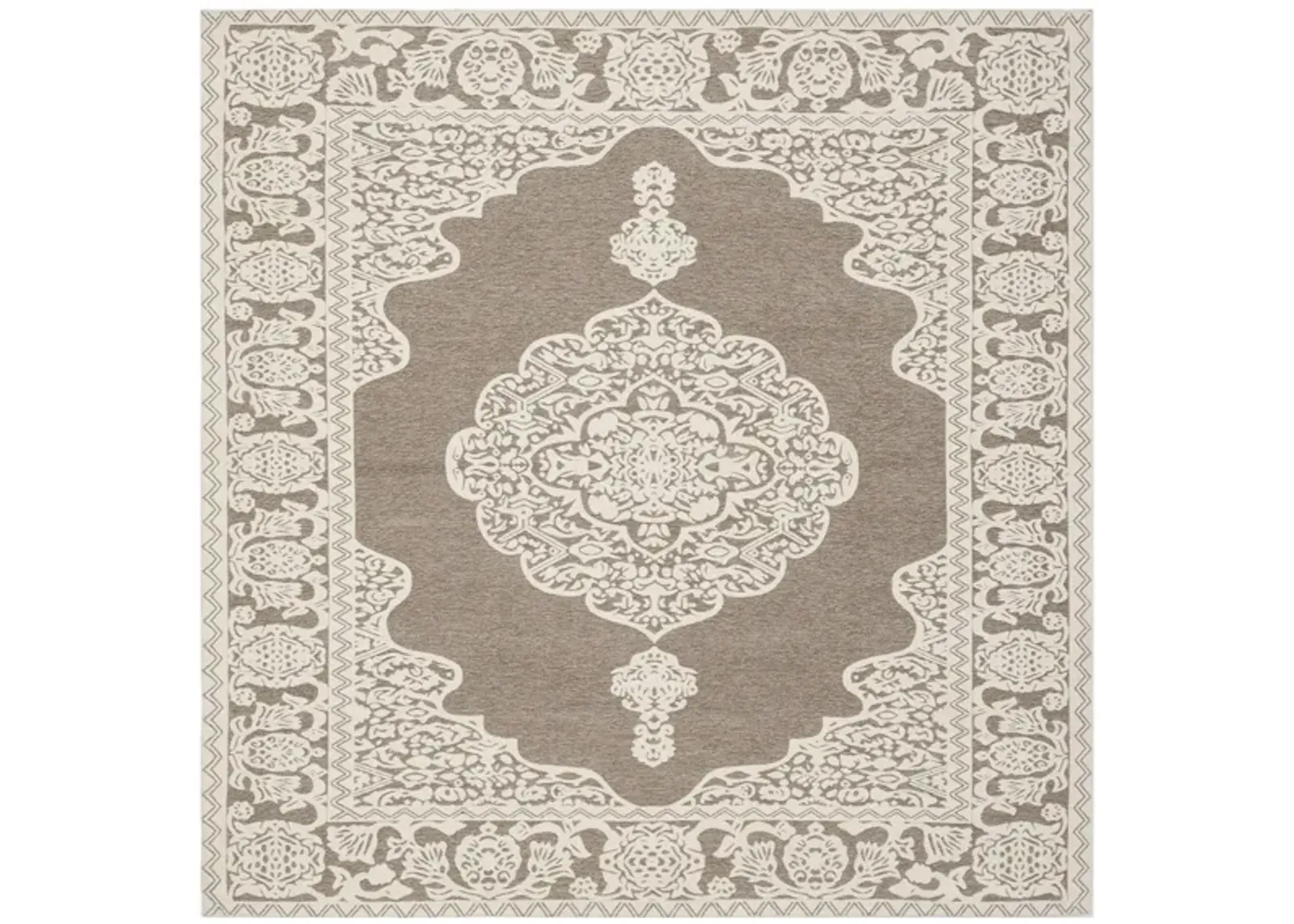 Marbella III Area Rug in Light Grey/Ivory by Safavieh