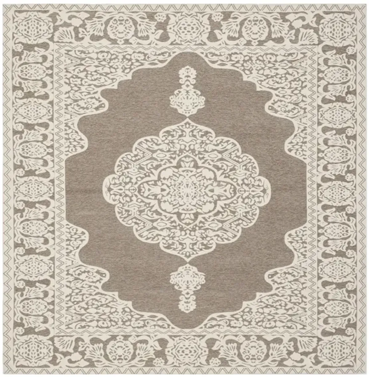 Marbella III Area Rug in Light Grey/Ivory by Safavieh