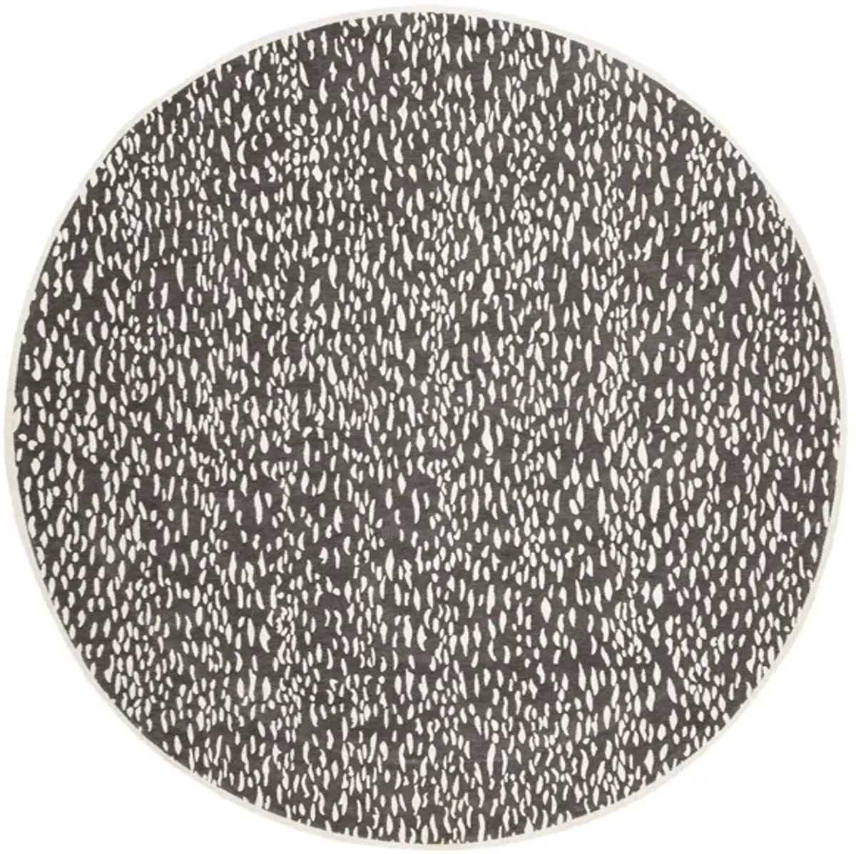 Marbella III Area Rug in Dark Grey/Ivory by Safavieh