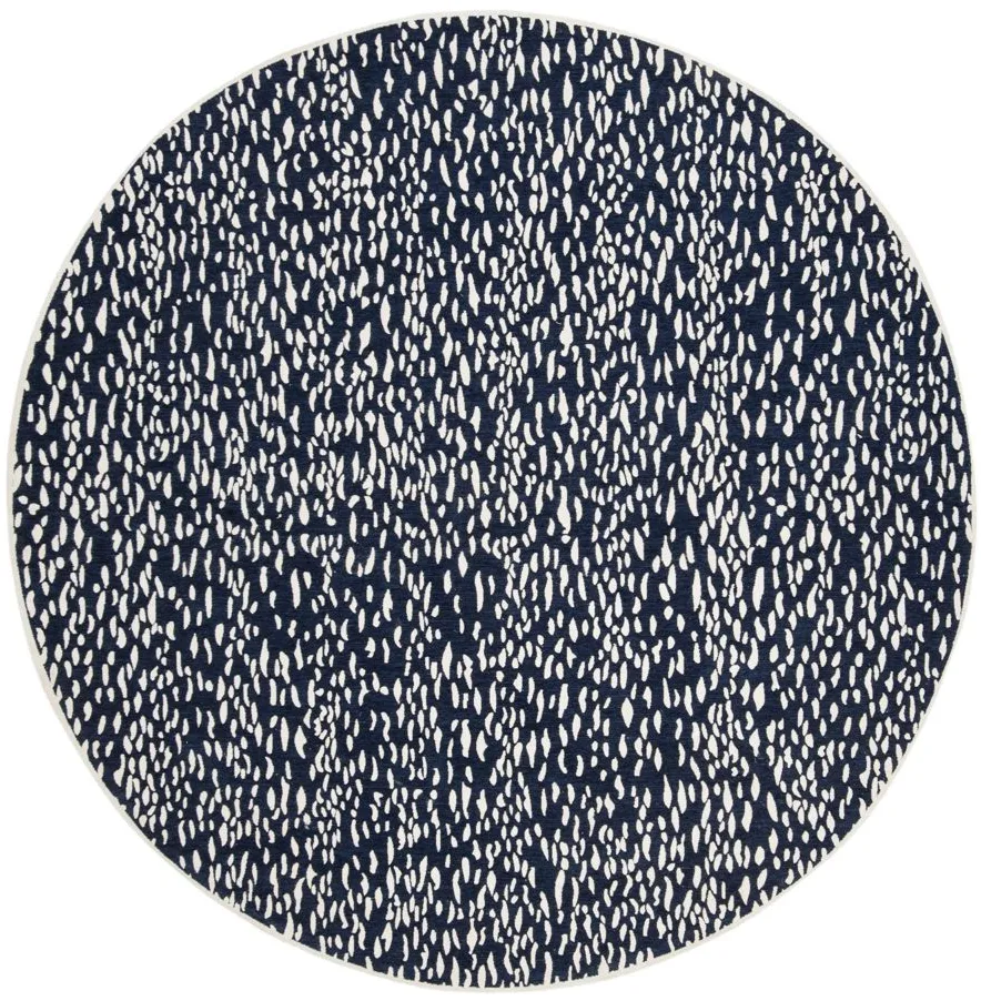 Marbella IV Area Rug in Navy Blue/Ivory by Safavieh