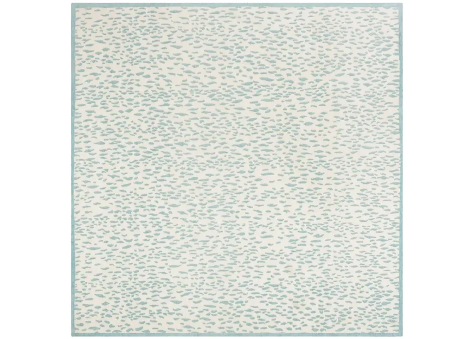 Marbella IV Area Rug in Ivory/Turquoise by Safavieh