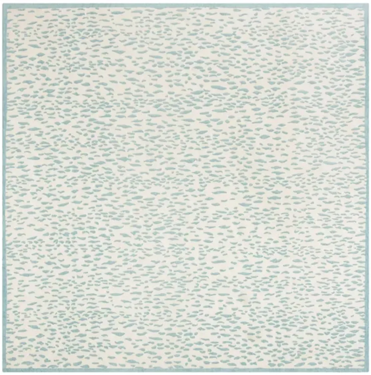 Marbella IV Area Rug in Ivory/Turquoise by Safavieh