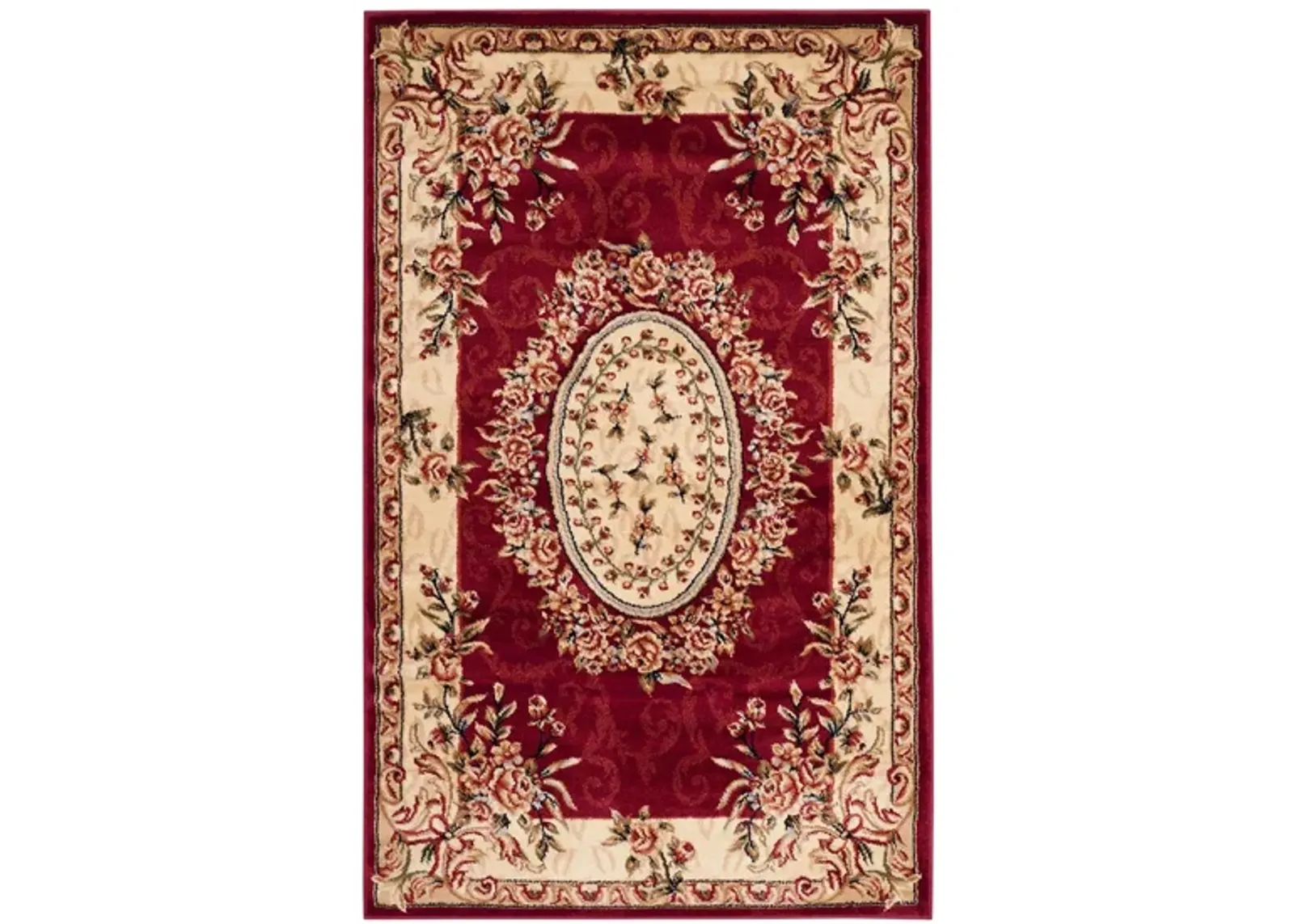 Azura Area Rug in Red / Ivory by Safavieh