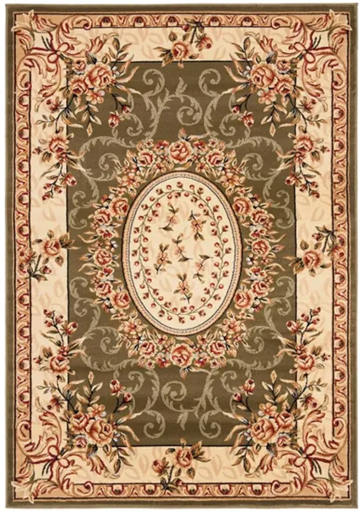 Azura Area Rug in Sage / Ivory by Safavieh