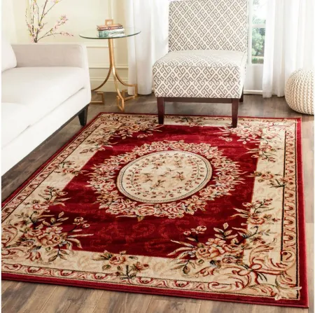 Azura Area Rug in Red / Ivory by Safavieh
