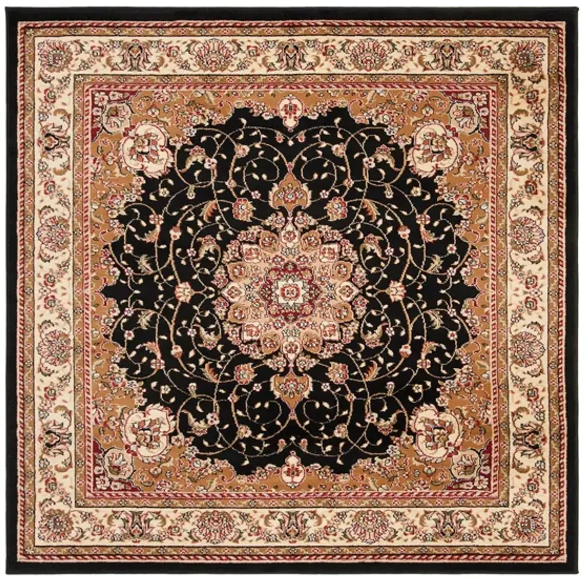 Wessex Area Rug in Black / Ivory by Safavieh