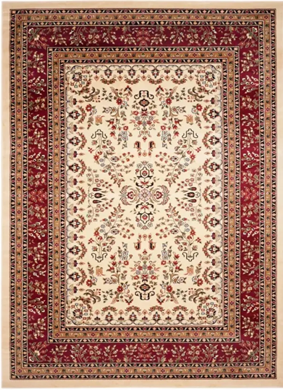 Anglia Area Rug in Ivory / Red by Safavieh