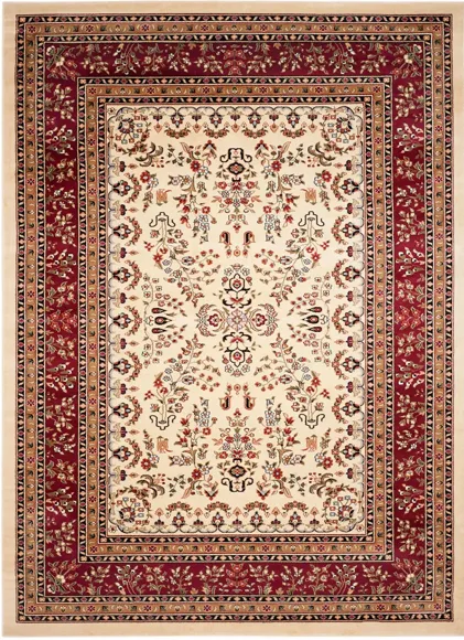 Anglia Area Rug in Ivory / Red by Safavieh