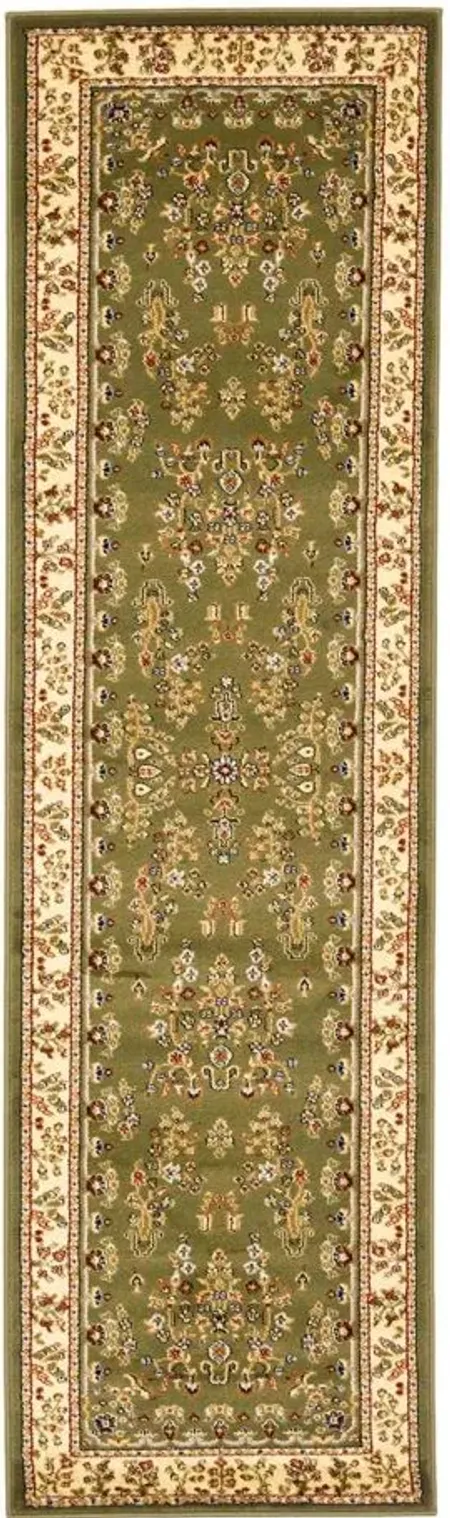 Anglia Runner Rug in Sage / Ivory by Safavieh