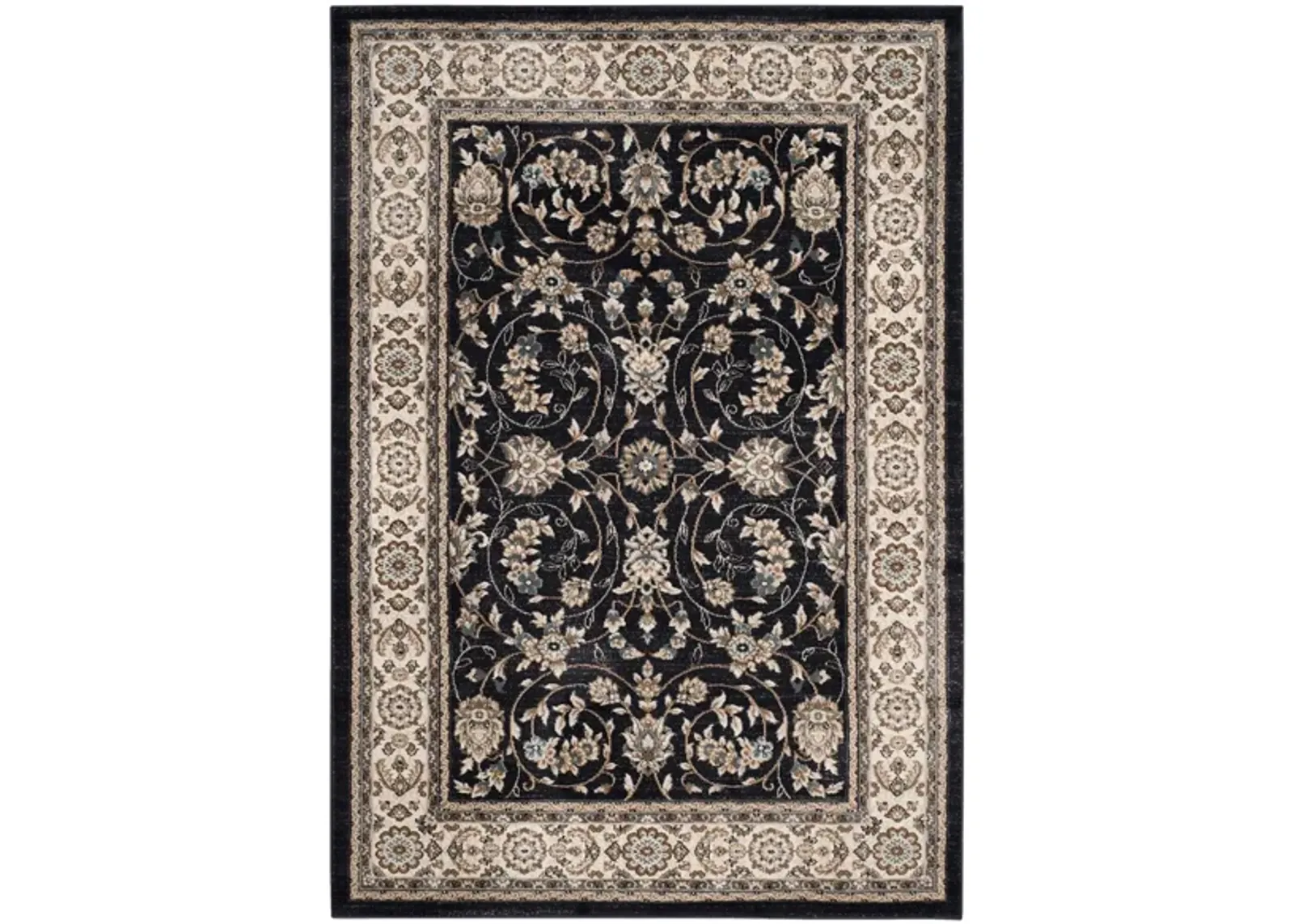 Charnwood Area Rug in Anthracite / Cream by Safavieh