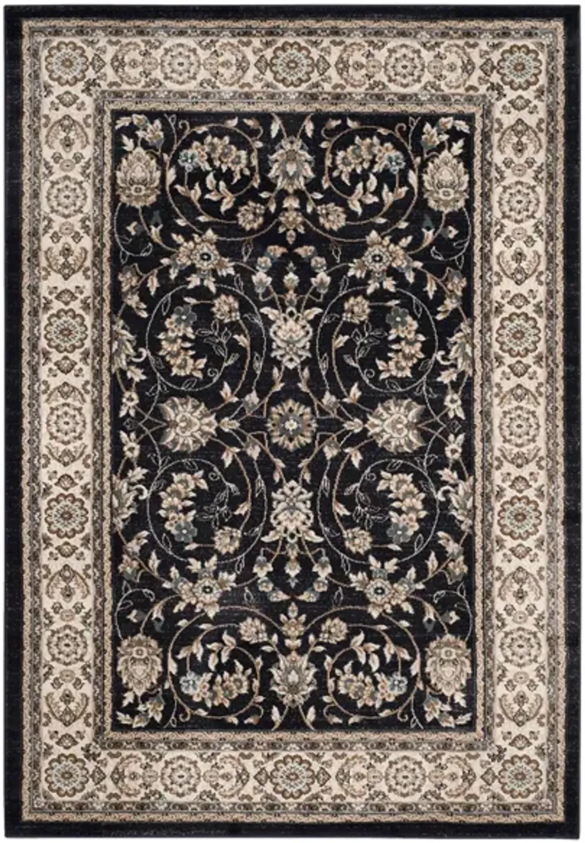 Charnwood Area Rug in Anthracite / Cream by Safavieh