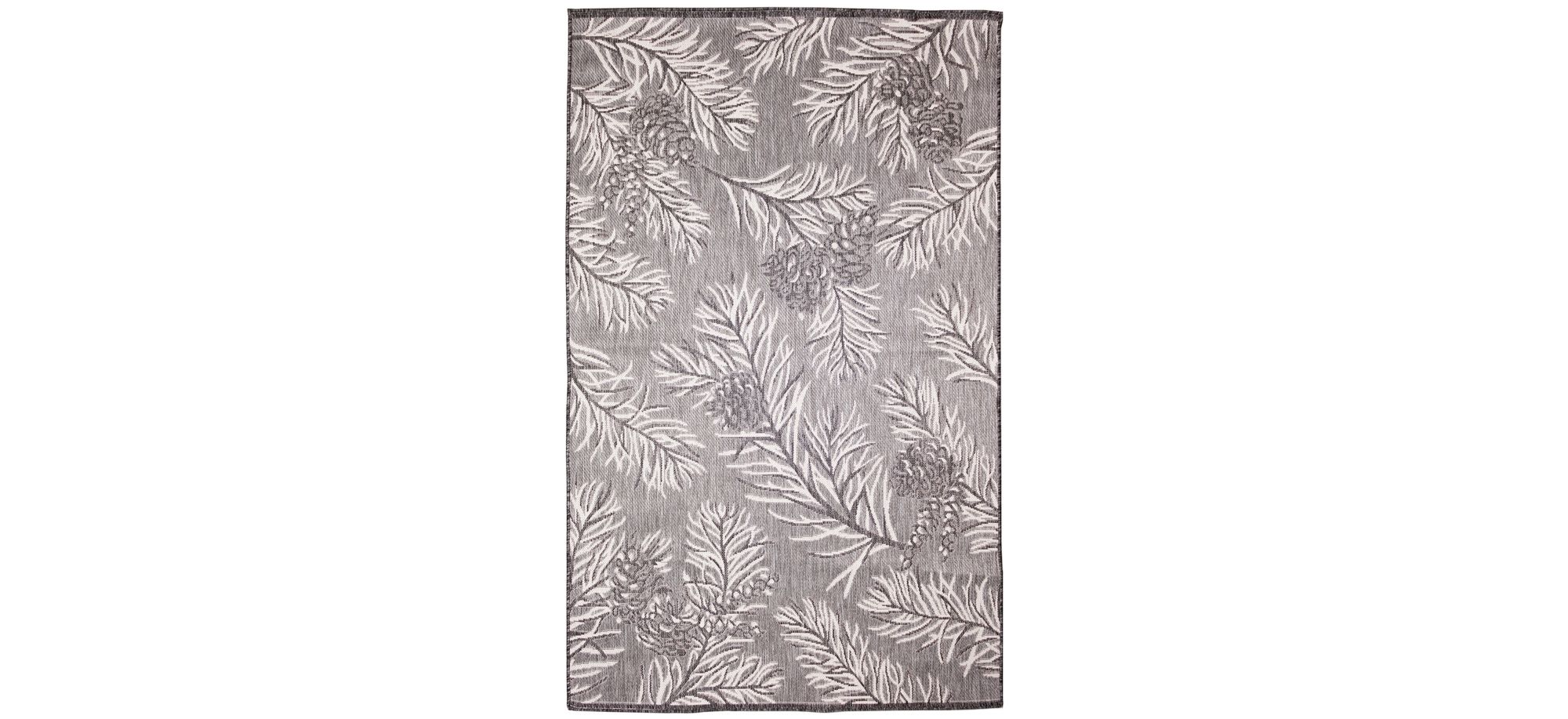 Liora Manne Malibu Pine Indoor/Outdoor Area Rug in Charcoal by Trans-Ocean Import Co Inc